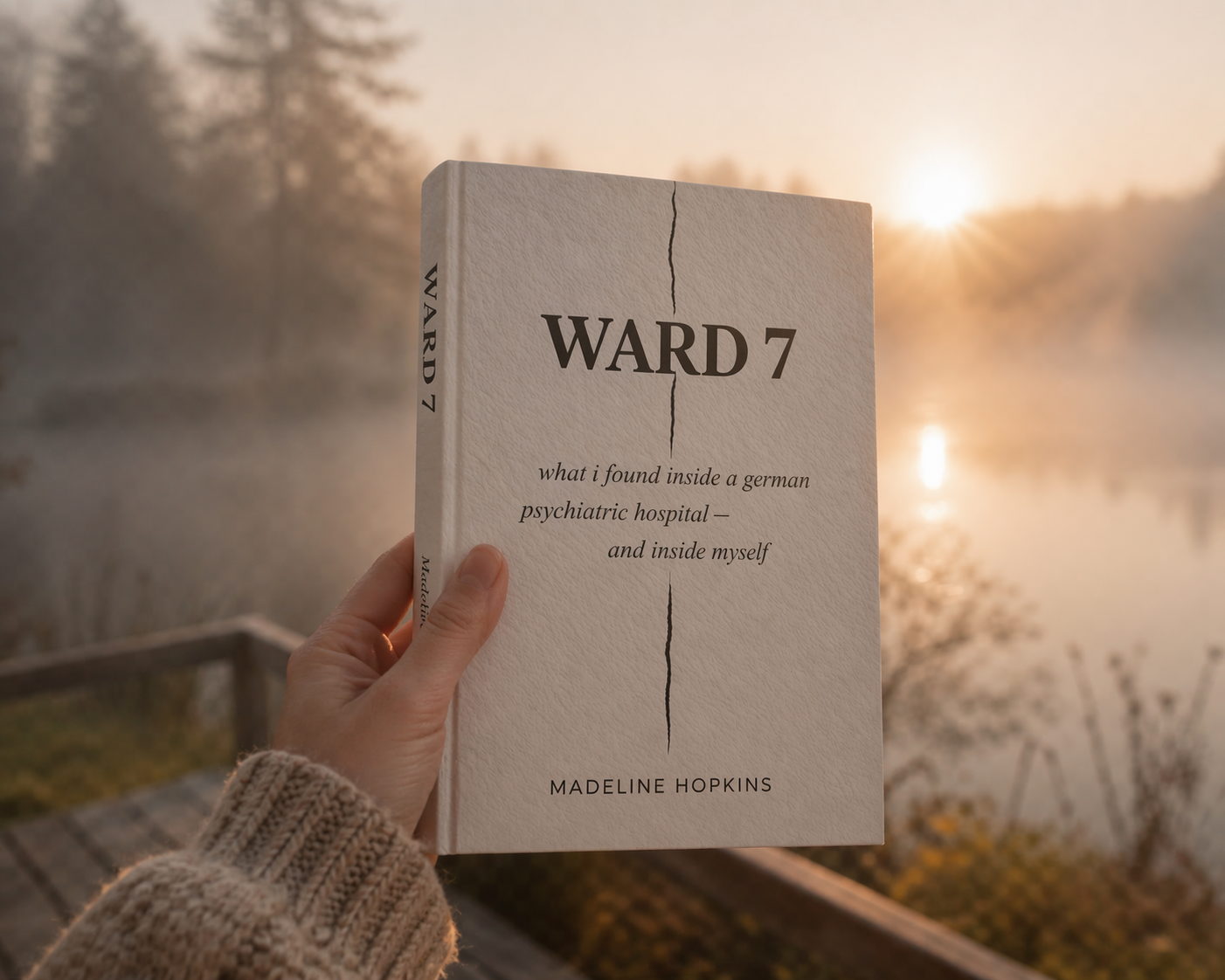 WARD 7 German version book cover showing hospital narrative
